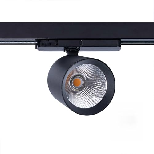 B·LED BARCELONA LED   Proyector LED para carril trifásico CCT 40W   CRI 90   Driver KGP   Negro