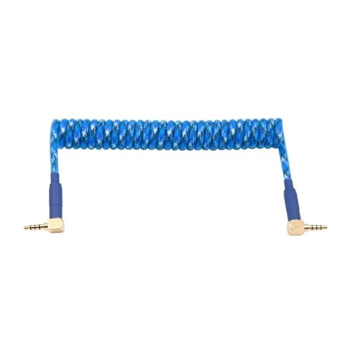 Cavi dati divisi per tastiera TRRS a spirale fatti a mano fai-da-te Tastiera meccanica Trasferimento cavo dati Softle40