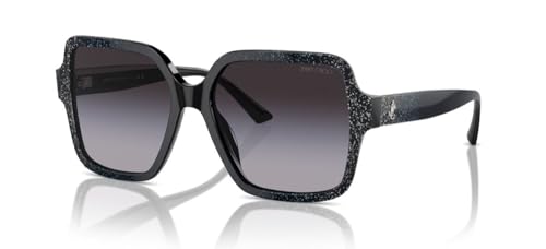 Jimmy Choo Gafas de Sol JC 5005 Black With Glitter/Violet Grey Shaded 55/16/140 mujer