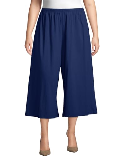 Women's Jersey Matchables Split Skirt Navy 100% Cotton