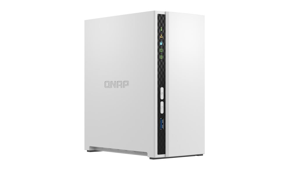Qnap TS-233 ARM 4 core Cortex-A55 2,0 GHz, 2 GB onboard (non espandibile), pacchetto da 4 TB con 2 dischi rigidi da 2 TB