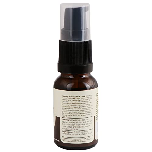 Image of Tattvalogy Jamaican Black Castor Oil, Hair strengthening, Hair Volume increase, Hair Thickening (15ml)