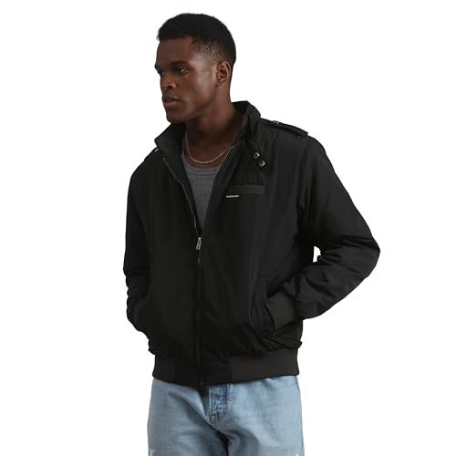 Image of Members Only Men's Iconic Racer Quilted Lining Jacket |Slim Fit|