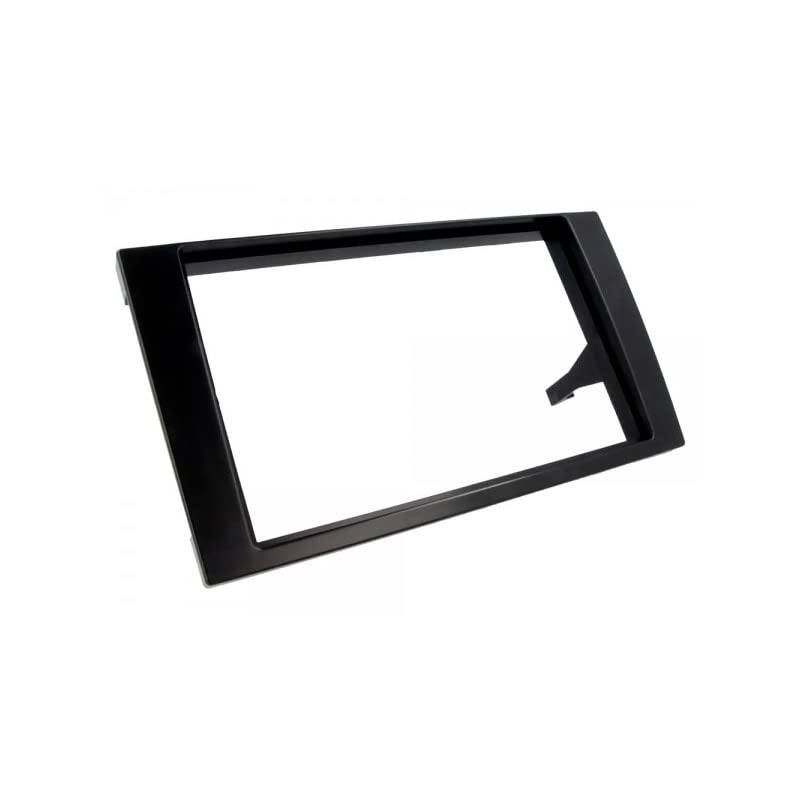 Sound-way - Marco Para Radio Montaje Autoradio 2 DIN Radio Para Coche, Adaptador Compatible Con Audi A4 (B6) 2000-2006 / A4 (B7) 2004-2009 / Seat Exeo 2009-2013
