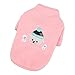 UKKO Pet Apparel Cartoon Bear Pattern Tenere Il Calore A Due Gamba Pet Cani Felpa Costume Teddy Quattro Gamba Pet Dogs Cappotto Vestiti per l'inverno-Pink,XL