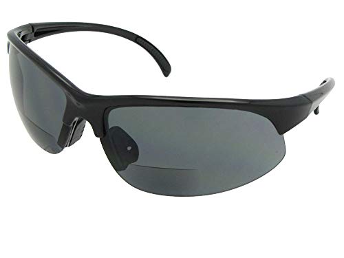 Semi Rimless Bifocal Sunglasses B33