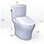 TOTO® WASHLET®+ Aquia IV® Cube Two-Piece Elongated Dual Flush 1.28 and 0.9 GPF Toilet with S5 Bidet Seat, Cotton White - MW4363446CEMFGN#01