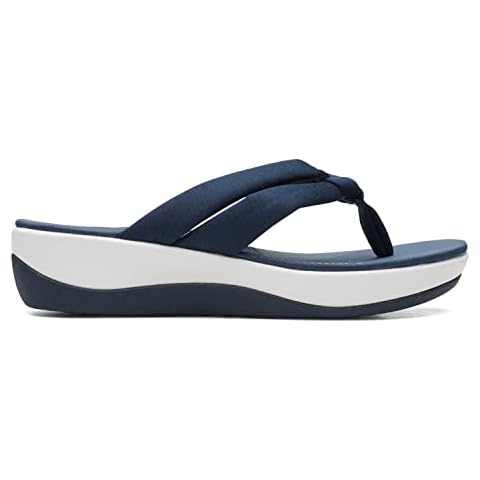 Clarks Women's Arla Kaylie Flip-Flop in Navy Cover