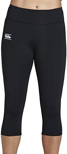 Canterbury Women's's Vapodri Capri Tights, Jet Black, Size 8