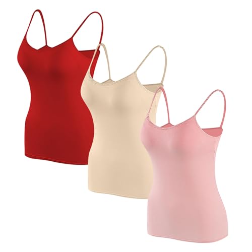 Sujetadores de 3 piezas para mujer, sin costuras, sin varillas, talla grande, sin aros, cobertura completa, sostén para dormir, ropa interior, sostén deportivo con almohadilla para el pecho, #15 Rosa,