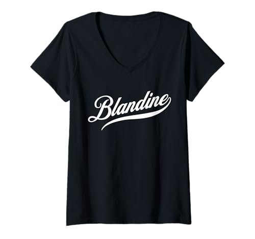Visivo nome Blandine in stile moderno, ideale da regalare a una Blandine che ama il suo nome. Regalo perfetto per una Blandine orgogliosa di se stessa. Un look divertente per dire 