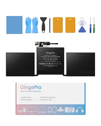 GingePro Replacement Battery for MacBook Pro A1708 13-Inch 2016-2017