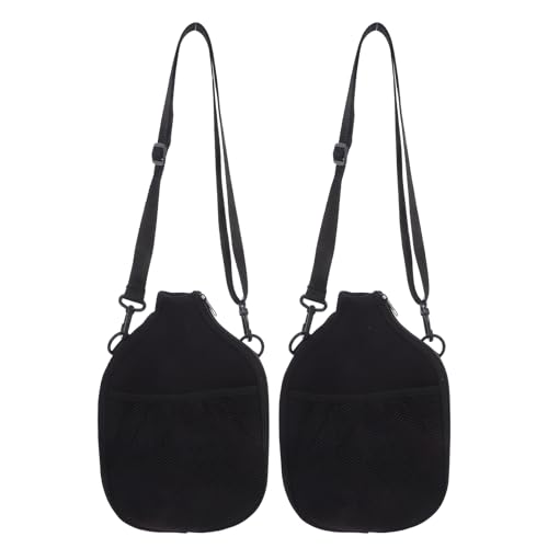 Funda para pala de pickleball impermeable de neopreno con bolsa de malla y correa