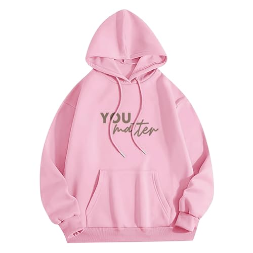 TO THE PERSON BEHIND ME Moletom feminino com capuz grande gráfico leve, casual, confortável, manga c