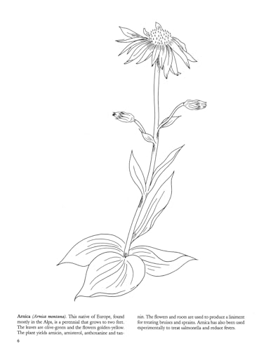 Medicial Plants Coloring Book: A Path to Natural Healing (Dover Nature Coloring Book)