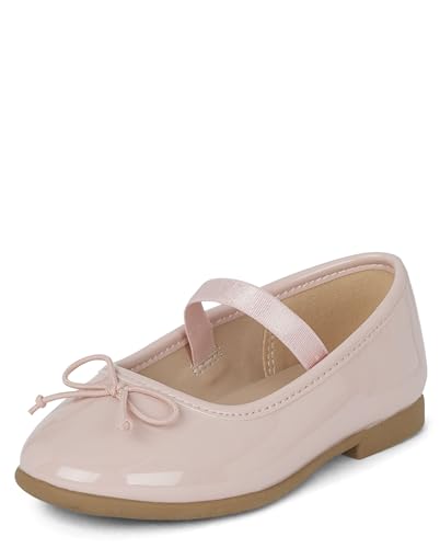 The Children's Place,Baby-Girls and Toddler Closed Toe Ballet Flats,Pink,Toddler,7