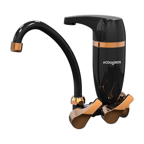 Filtro Torneira Purificador Preto/Dourado, Parede, Pia