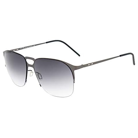 Italia Independent Men's 0211-078-000 Sunglasses, Grey (Gris), 57.0 Cover