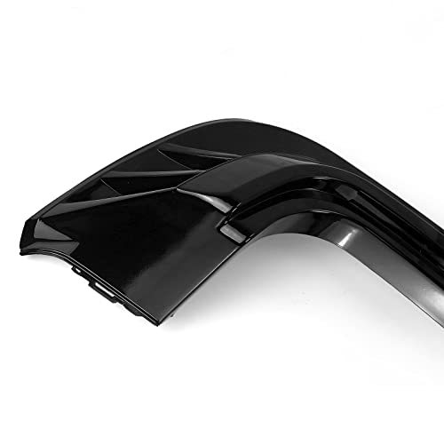 Support échappement diffuseur arrière Audi A3 hayon noir brillant - 6