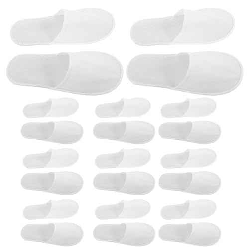 Pantoufles jetables antidérapantes : lot de 28 paires à semelle épaisse pour spa et bain
