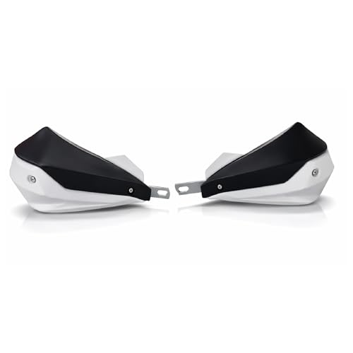 Image of Universal Motorcycle Hand Guard Wind Protector | Durable ABS Handguards for All Bikes Model (Black /White)