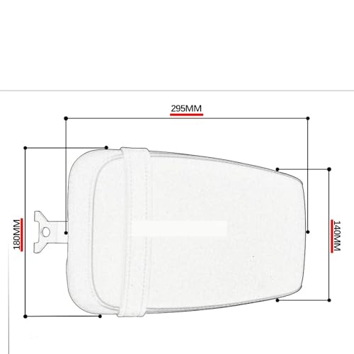 Asiento trasero Nightster 975 evita la incomodidad del pasajero con este cojín PU 6