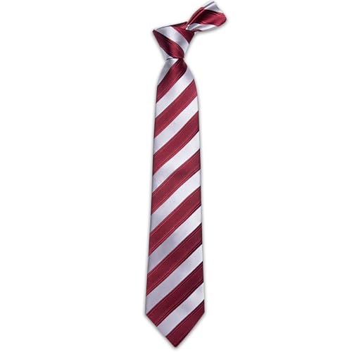 Image of YourTies Striped Ties for Men Classic Woven Silk Necktie with Handkerchief Cufflinks Set Formal Business Party Wedding
