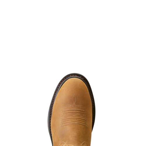 Ariat Men's Workhog XT H2O Distressed Bravo Brown Soft Toe Work Boot4