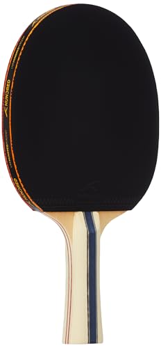 Image of Hundred Force 3 Table Tennis Racket | Control & Spin Focused Paddle | Smooth Handling, Stable Speed | Perfect for Intermediate and Competitive Play - Red /Black