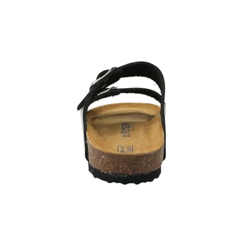 Image of Kids' 100% Genuine Leather Sandals - Comfortable Smart Foam Footbed, Adjustable Straps, Durable Non-Slip Sole and Stylish