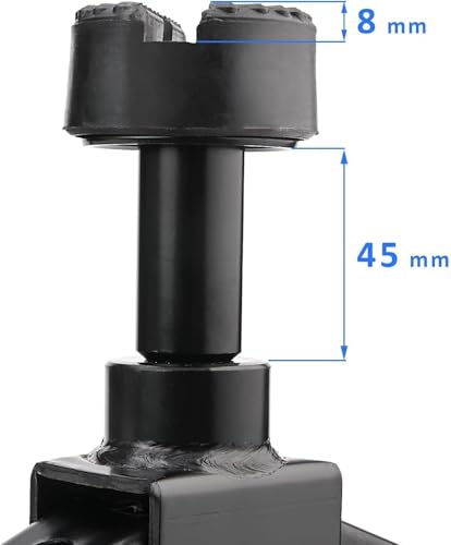 Cric Ciseaux 2T, 104–425 mm, kit de Levage avec cliquet, Colonne en Acier et Caoutchouc, cric Automobile, Plaque en Acier élargie, cric Portable pour Voitures, monospaces (MPV) et SUV (SN4569) – vue 3