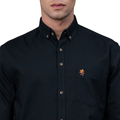 Image of Red Tape Men's Cotton Shirt | Solid Cotton Shirt | Full Sleeves Shirt