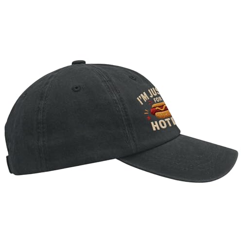 Image of 4th of July 250th Anniversary Dad Hats - Just Here for the Fireworks, Fireworks Director - Patriotic Baseball Cap