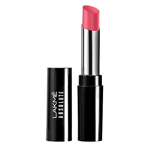 Image of Lakme Absolute Skin Dew Satin Lipstick 201 Pink Party