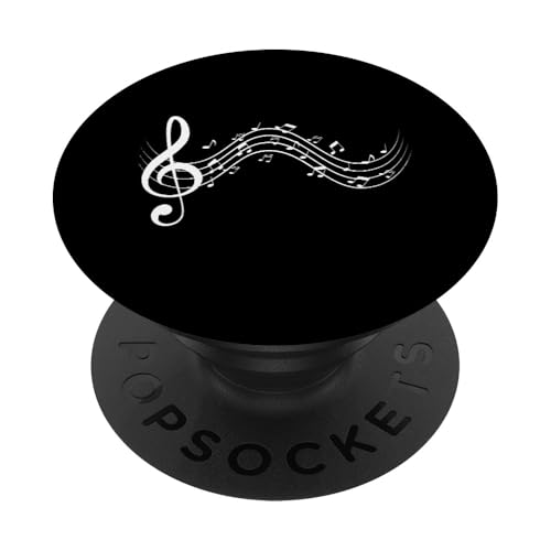 Funny Music Lover Note Teacher Graphic Músicos Mujeres Hombres PopSockets PopGrip Adhesivo