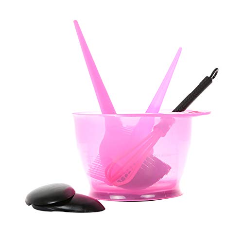 Galapare Hair Dye Kit,5PCS Hair Dye Color Brush and Bowl Set Ear Caps Dye Mixer Hair Tint Dying Coloring Applicator