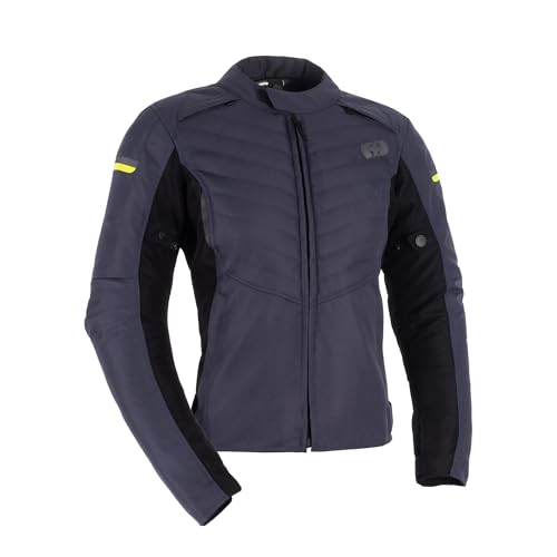 Oxford Products Valencia Dry2Dry 3.0-Chaqueta Impermeable para Motocicleta, Gris/Negro, 48 para Mujer
