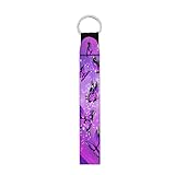 Suobstales Bling Butterfly Keychain Holder Key Assistant, Durable Comfort Wristlet Key Chain...