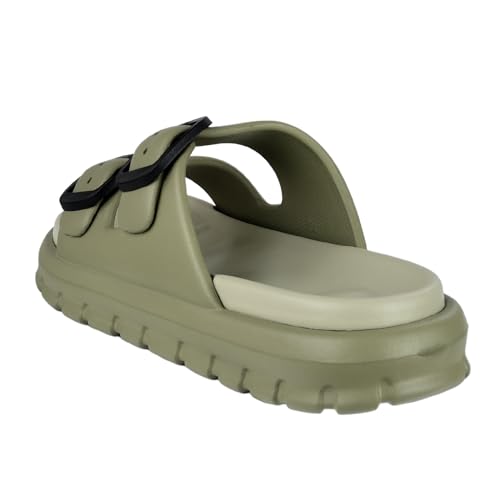 Double Buckle Sandals for Women Men, Adjustable Sandals Women Comfortable, Women's Platform Slides Sandals, Summer Cloud Beach Slides for 20243