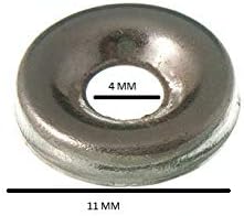 5000 X No. 6 Chrome Plated Steel Screw Cup Surface Finishing Washers
