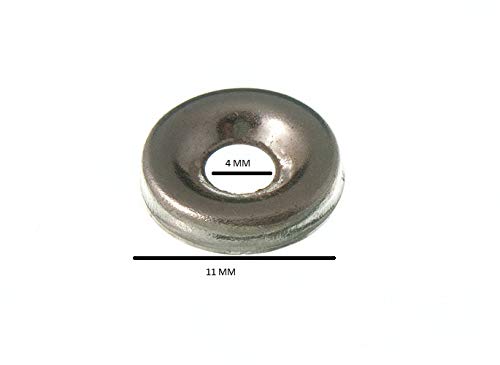 24 x Screw Cup Finishing WASHERS NO. 6 Nickel Plated NP
