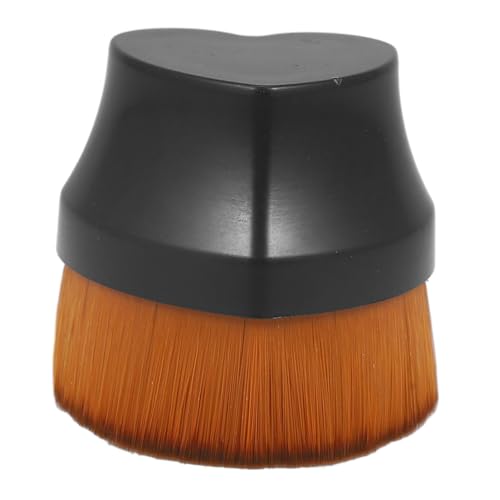 Mikinona Professional Foundation Brush Set Flat Top Heart Shaped Blush Concealer Liquid Foundation Brush for Women