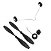 RC plane paddle blade, weight 11g, reasonable shape, heavy duty RC plane spare parts practical kit