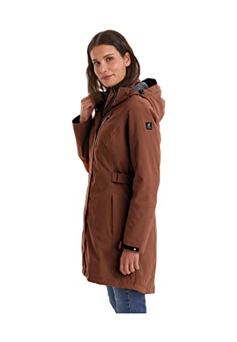 Killtec Damen Parka Funktionsparka mit abzippbarer Kapuze KOW 165 WMN PRK wasserdicht, Winddicht, atmungsaktiv 00544-herbstlaub 44