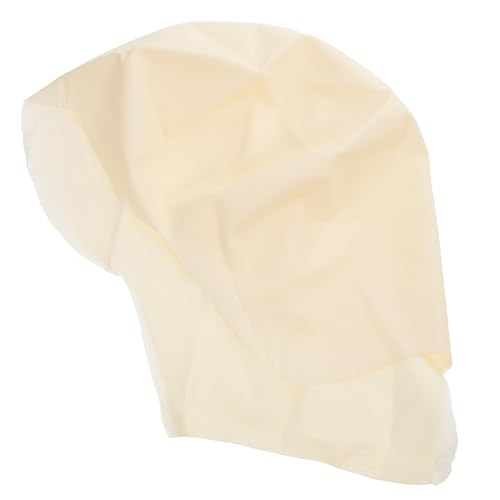 Gadpiparty Gorro para Cabeza Calva de Látex Blanco Gorro de Peluca y Maquillaje para Adultos Accesorio para Disfraces Cosplay y Fotografía Talla Única Adaptable Suave y Elástico