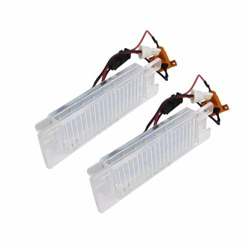 Luces matrícula LED para Astra y Meriva ideales para viajes nocturnos