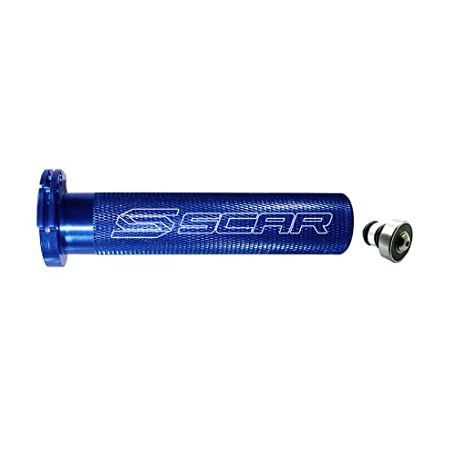 Barillet de gaz SCAR YZ65 bleu alu, l'accessoire idéal pour le circuit