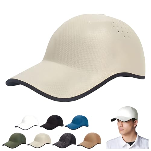 Image of Seamless Sports Baseball Cap, Ultra-Breathable Baseball Hat for Men Women, Solid Color, Quick-Drying