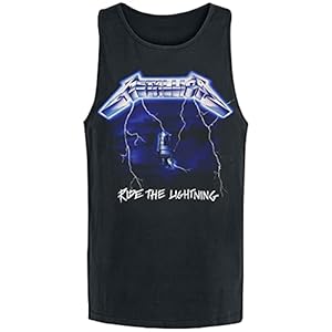 Metallica Ride The Lightning Tanktop zwart Band merch, Bands