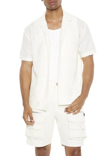 Chemise à col cubain texturé Forever 21, l'esprit de liberté masculine